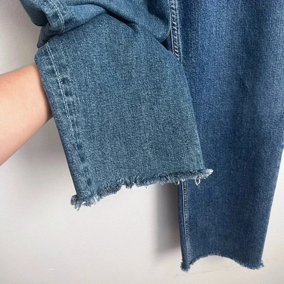 Agolde - Kye Mid Rise Straight Crop Jeans in Mirage - Picture 10 of 16